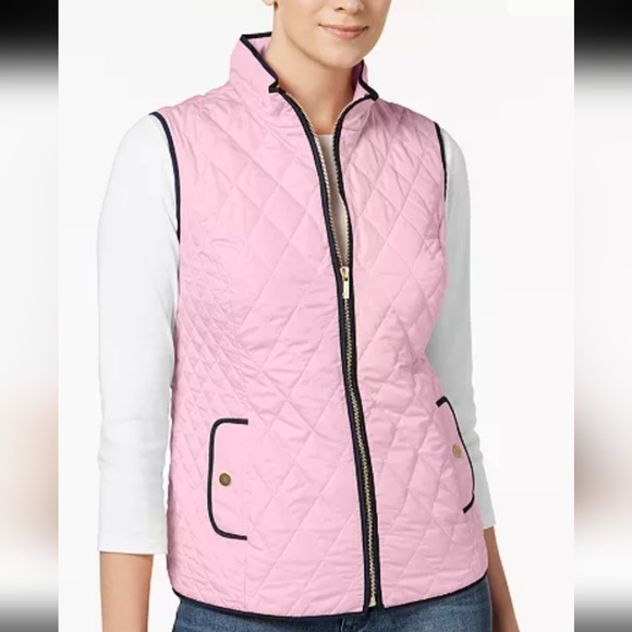 Charter Club Light Pink Quilted Vest - Picture 5 of 5